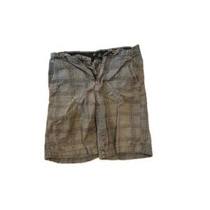No Boundaries Checked Chino Shorts Mens W32